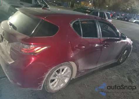 2012 Lexus Ct 200 from USA, damaged, VIN JTHKD5BH0C2106131